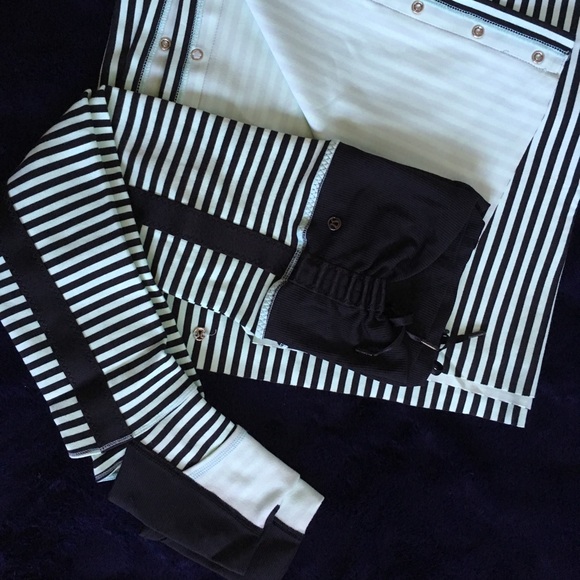 RARE Mint/Blk Vinyasa & Leg Warmer COMBO - Picture 3 of 4